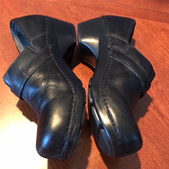 Dansko black leather clogs shoes size 38 - Picture 13 of 15